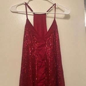 Sparkly sequin tank top